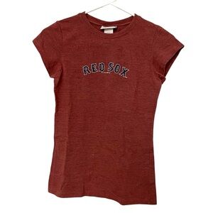 Vintage Y2K 2008 Boston Red Sox Dustin Pedroia Girls Jersey T Shirt // Youth S